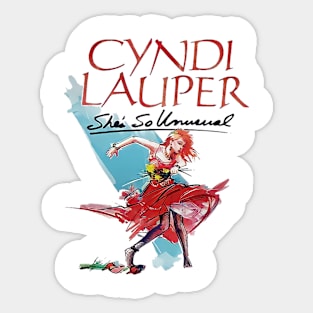 Cyndi Lauper Sticker